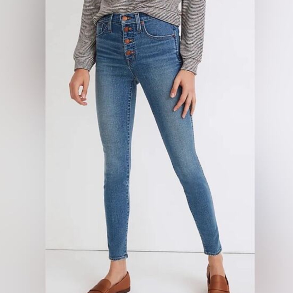 Madewell High Rise 10” Skinny Jeans Size 25